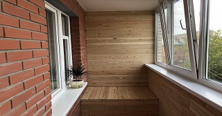 Отделка, остекление, утепление балконов в клине от 208 руб. м/2.