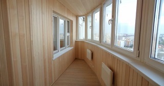 Отделка, остекление, утепление балконов в клине от 208 руб. м/2.